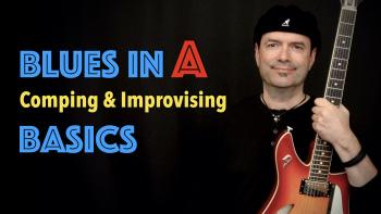 Blues in A - comping & improvising - Basics